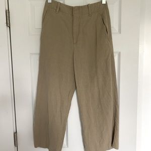 Vince High Waisted Wide Leg Trousers